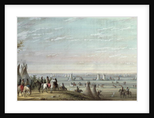 Rendezvous, 1837 by Alfred Jacob Miller