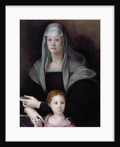 Portrait of Maria Salviati with Giulia de' Medici, c.1539 by Jacopo Pontormo
