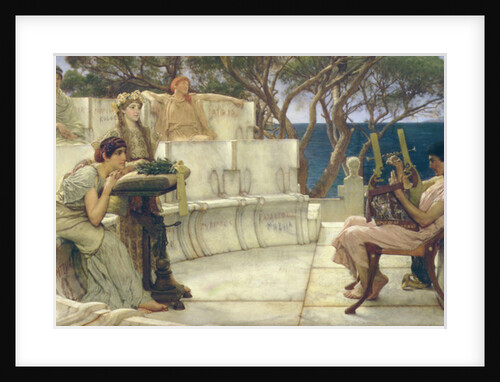 Sappho and Alcaeus, 1881 by Lawrence Alma-Tadema