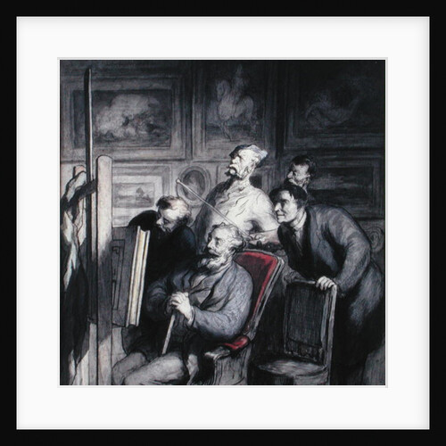 The Amateurs, after 1862 by Honore Daumier