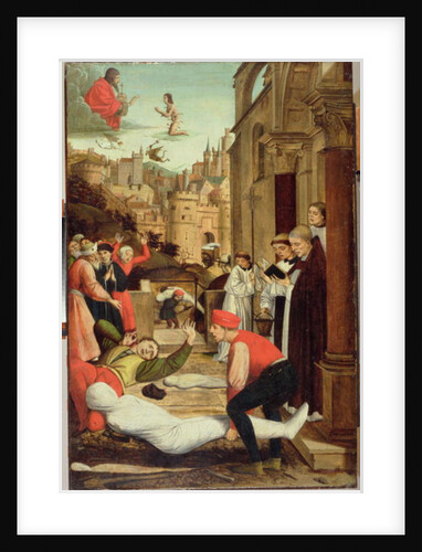 St. Sebastian Interceding for the Plague Stricken, 1497-99 by Josse (fl.1493-1508) Lieferinxe