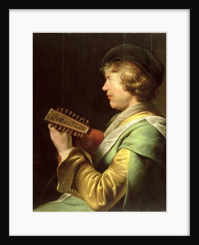 Young Man Playing the Lute by Jan the Elder Lievens