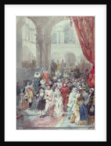 Study for a costume ball given by the Princess of Sagan, 1883 by Eugene-Louis Lami