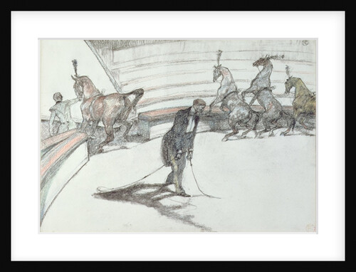 Au Cirque: Chevaux en Liberte, 1899 by Henri de Toulouse-Lautrec
