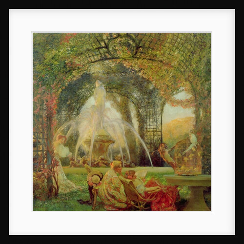 The Arbour, or 'The Conflict', c.1900 by Gaston de La Touche