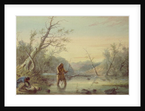 Trapping Beaver, 1858 by Alfred Jacob Miller