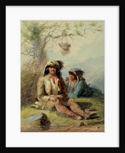 Trappers, 1858 by Alfred Jacob Miller