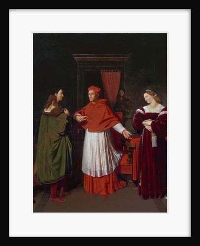The Betrothal of Raphael and the Niece of Cardinal Bibbiena, 1813 by Jean Auguste Dominique Ingres