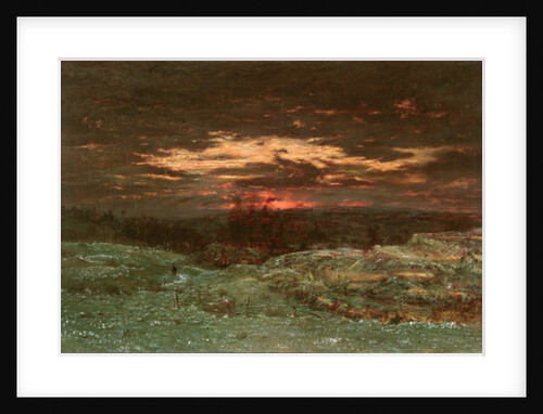 Effet de Givre, 1845 by Theodore Rousseau