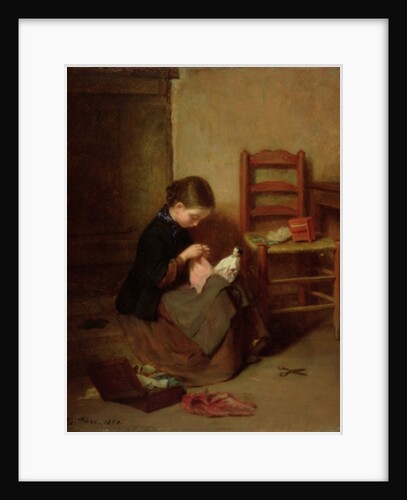The Little Dressmaker, 1858 by Pierre Edouard Frere