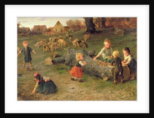 Mud Pies, 1873 by Ludwig Knaus