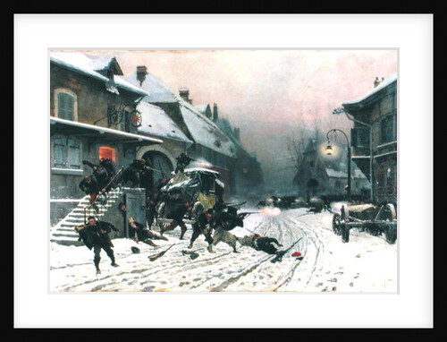 The Attack at Dawn, 1877 by Alphonse Marie de Neuville