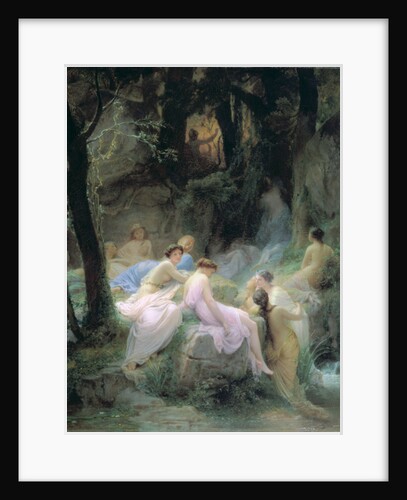 Nymphs Listening to the Songs of Orpheus, 1853 by Charles Francois Jalabert