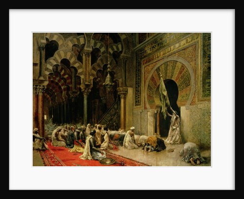 Interior of the Mosque at Cordoba, c.1880 by Edwin Lord Weeks