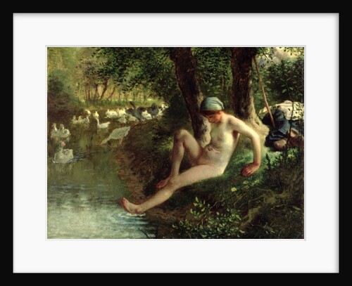 The Bather, 1863 by Jean-Francois Millet