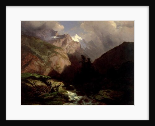 The Jungfrau, Switzerland by Alexandre Calame