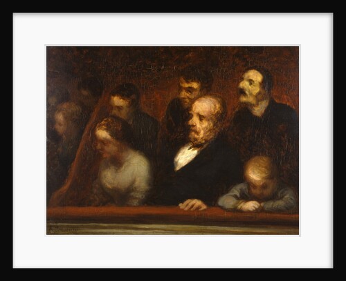 The Loge, c.1856-7 by Honore Daumier
