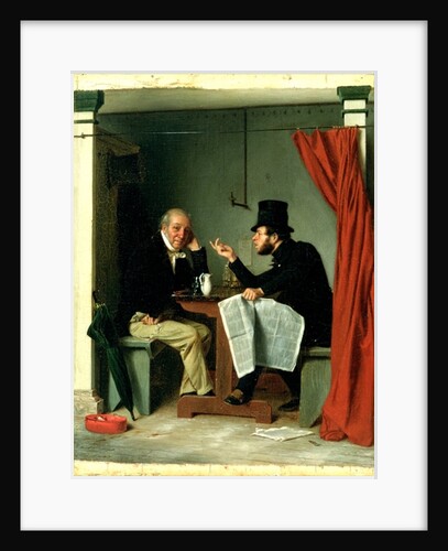 Politics in an Oyster House, 1848 by Richard Caton Woodville
