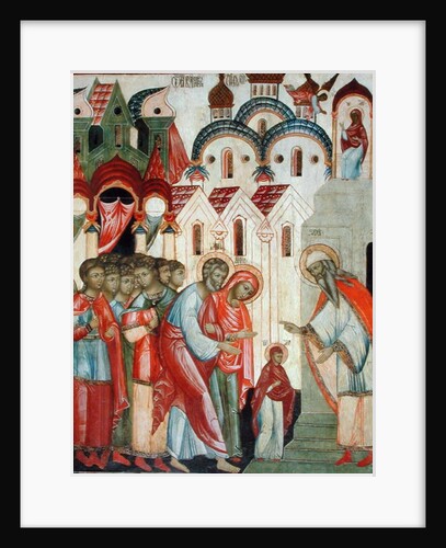 Presentation of the Virgin in the Temple by School Russian