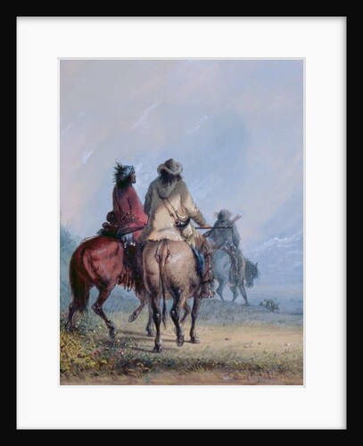 Trappers Starting for the Beaver Hunt, 1837 by Alfred Jacob Miller