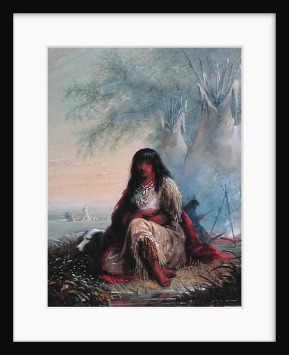 Sioux Indian Girl by Alfred Jacob Miller