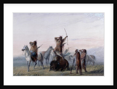 Yell of Triumph, 1837 by Alfred Jacob Miller