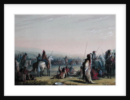 Indian Council, 1837 by Alfred Jacob Miller