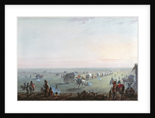 Breaking Up Camp at Sunrise, 1837 by Alfred Jacob Miller
