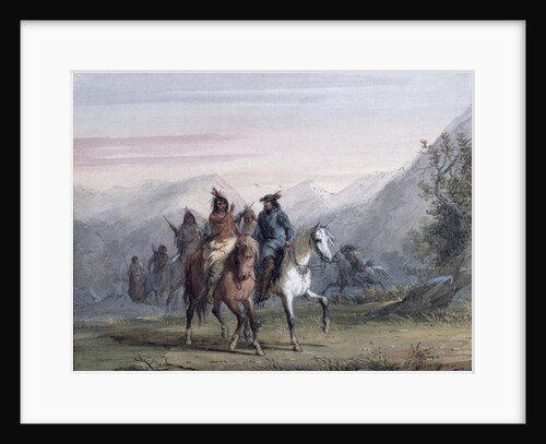 Conversing by Signs, 1837 by Alfred Jacob Miller