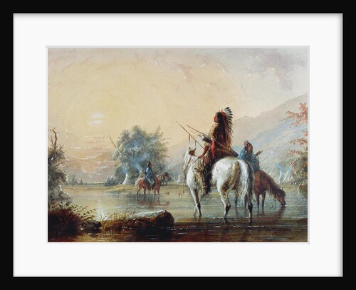 Crow Encampment, 1837 by Alfred Jacob Miller
