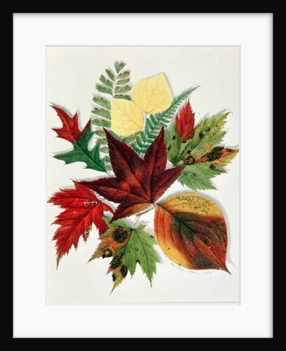 Autumn Leaves, 1858 by Nina Moore