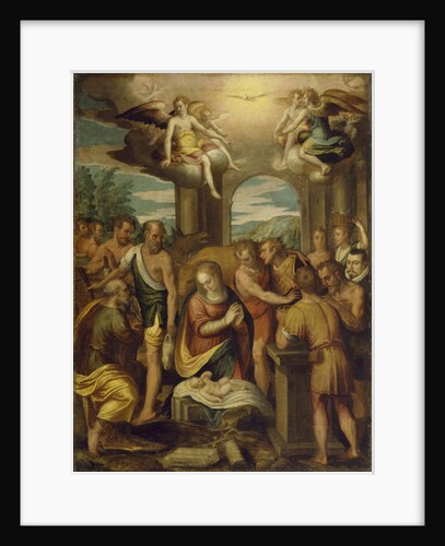 Adoration of the Shepherds, 1582 by Bernardo Castello