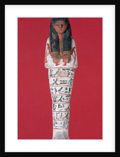 Shabti figure, New Kingdom by Egyptian 19th Dynasty