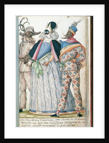 MS W.477 fol.16 Illumination from Kippell's costume book, c.1588 by Niclauss Kippell