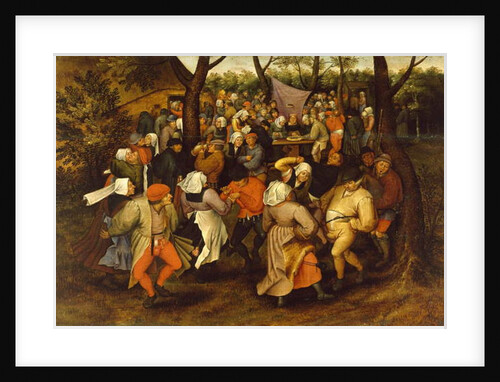 Peasant Wedding Dance, 1607 by Pieter the Younger Brueghel