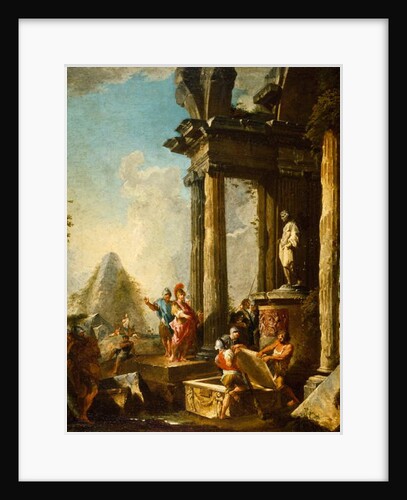 Alexander the Great at the Tomb of Achilles, c.1718-19 by Giovanni Paolo Pannini