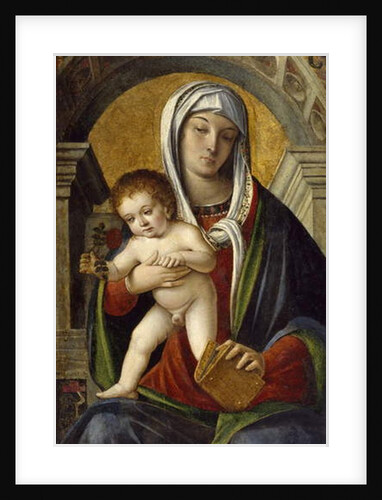 Triptych Panel with Madonna and Child, 1490-1500 by Nicolo Rondinelli