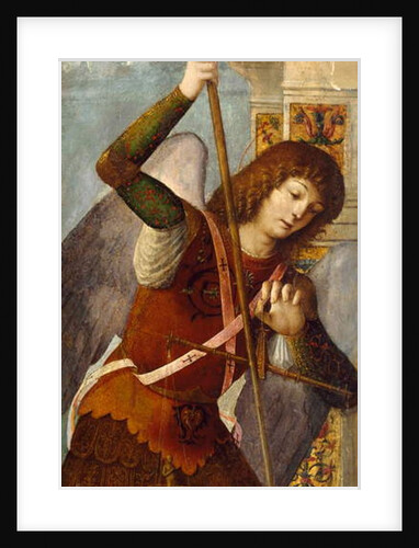 Triptych Panel with the Archangel Michael, 1490-1500 by Nicolo Rondinelli