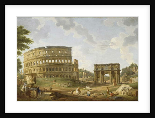 View of the Colosseum, 1747 by Giovanni Paolo Pannini or Panini
