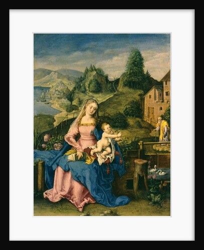 Virgin and Child in a Landscape, c.1600 by Albrecht (after) Durer or Duerer