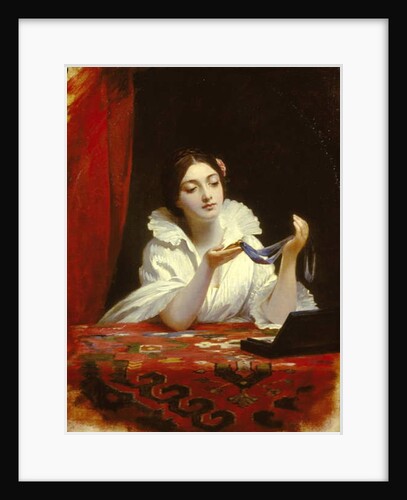 The Miniature, c.1840 by Charles Robert Leslie