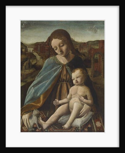 Madonna and Child with Cat, 1485-95 by Master of the Pala Sforzesca