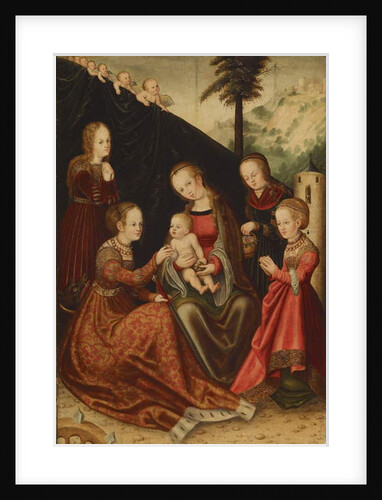 Mystic Marriage of Saint Catherine, 16th century by Lucas the Elder Cranach
