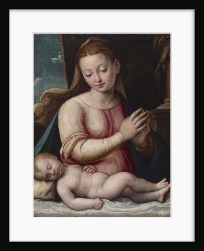 Madonna Adoring the Child, c.1580-1600 by Barbara Longhi