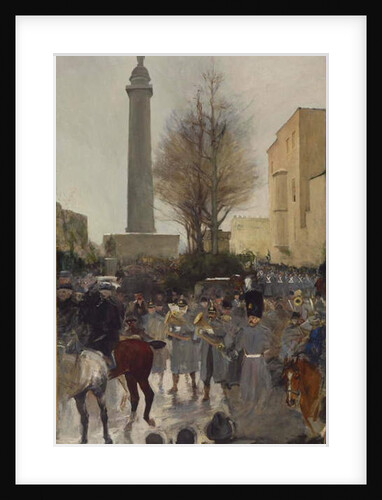 Fifth Regiment in Mount Vernon Place, 1889-98 by James G. Harwood