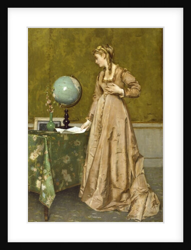 News from Afar, 1860's by Alfred Emile Stevens