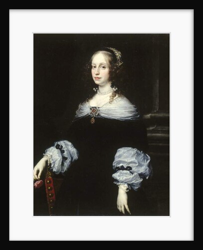 Portrait of Countess Teresa Dudley di Carpegna, 1654 by Justus Sustermans