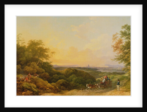 The Evening Coach, London from Greenwich, 1805 by Philip James de Loutherbourg