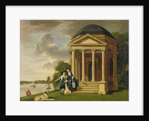 A Sketch for 'Foresters Stalking Deer' by Johann Zoffany