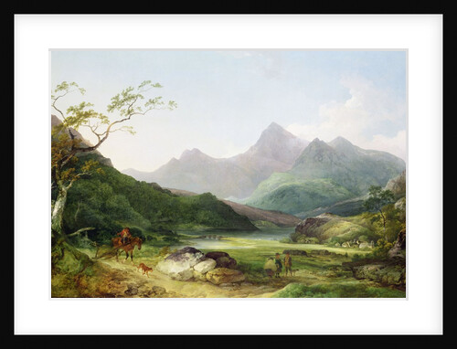 A View of Snowdon from Capel Curig by Philip James de Loutherbourg